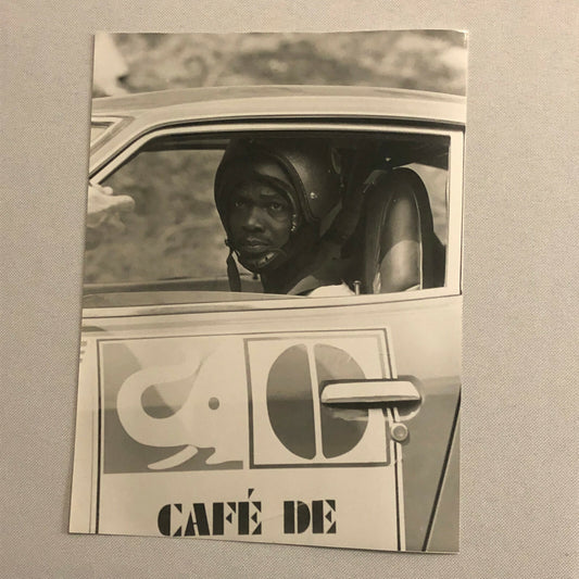 Vintage Rally Racing Photo Photograph 1974 Rallye du Bandama Driver