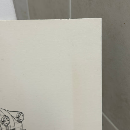 Vintage Tatra Car Automobile Illustration Art Drawing Hand Drawn Robert Preis