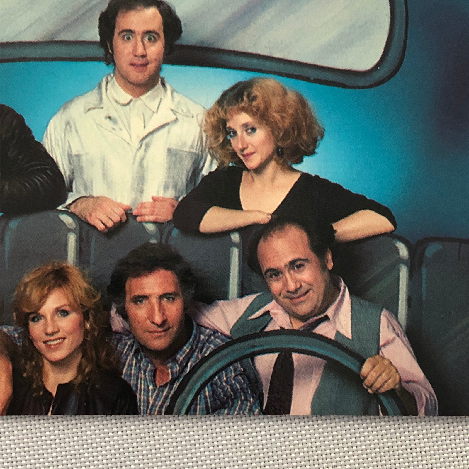 Vintage TV Show Postcard Post Card Andy Kaufman Tony Danza Taxi ? 