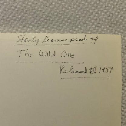 Marlon Brando The Wild One Movie Film Photo Photograph Motorcycle Bike