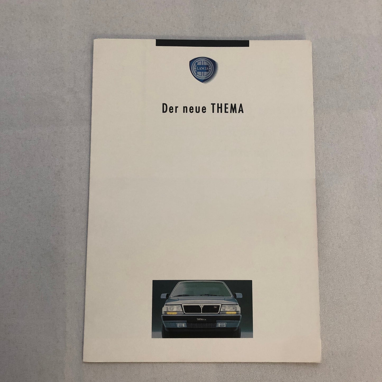 Lancia Thema Car Sales Brochure Catalog German