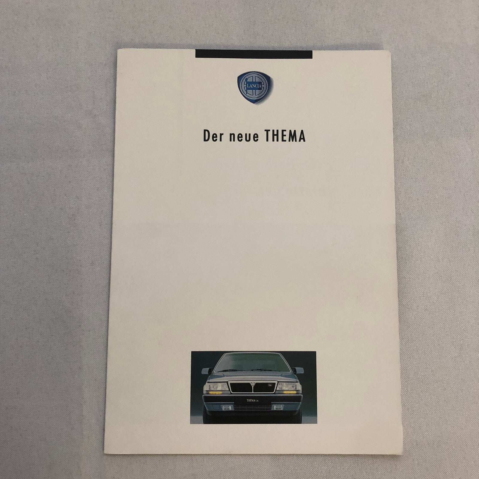 Lancia Thema Car Sales Brochure Catalog German