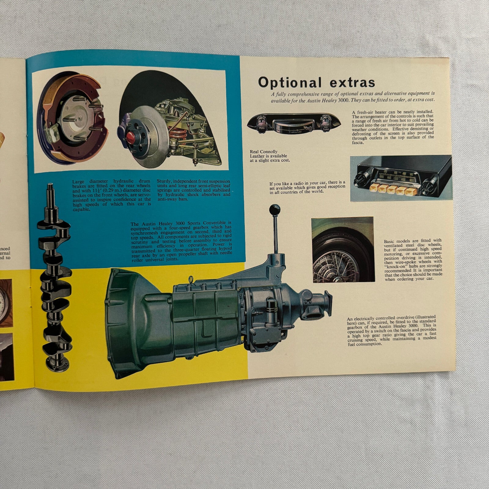 Austin Healey 3000 MK III Sports Convertible Car Sales Brochure Catalog