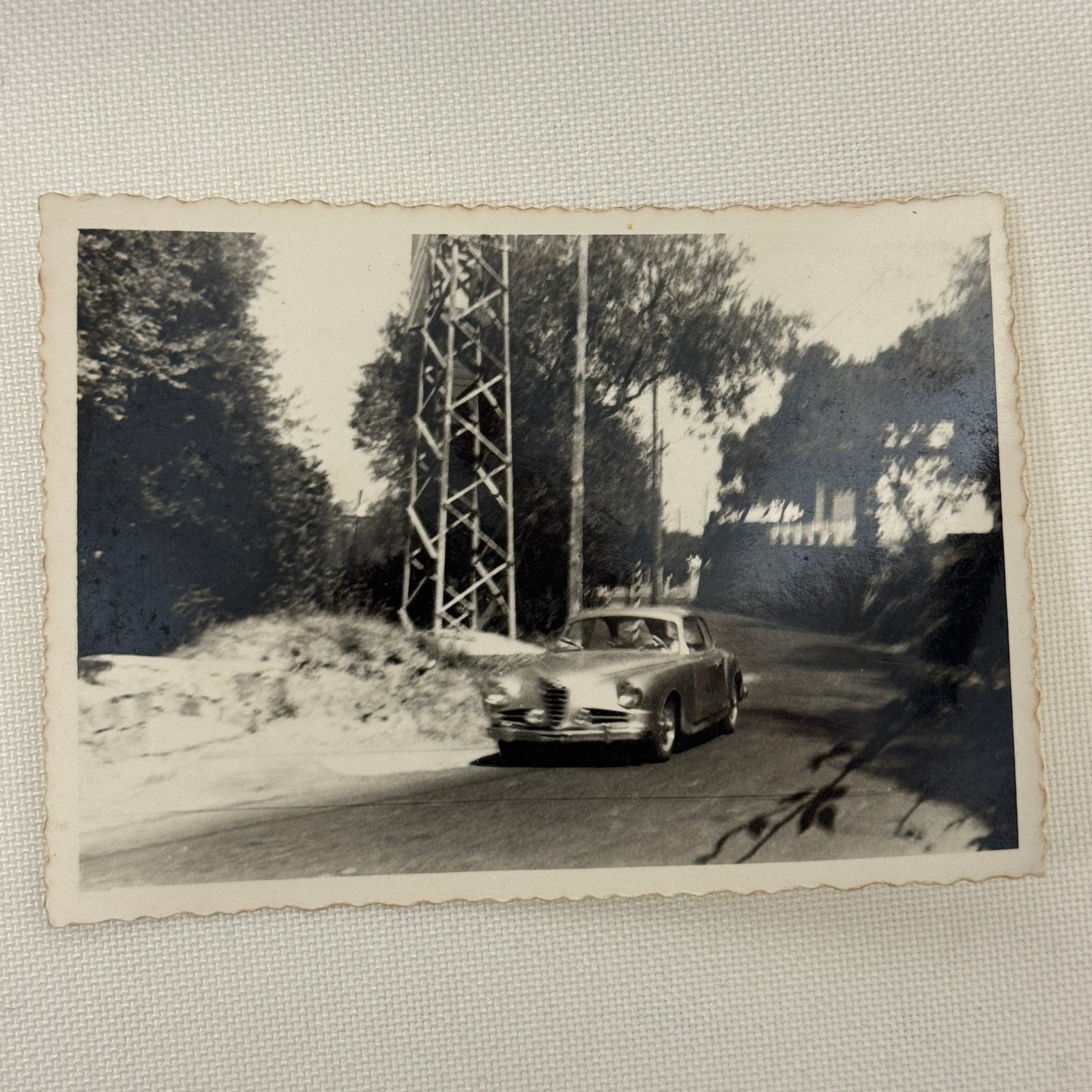 Vintage Alfa Romeo Car Automobile Photo Photograph Print
