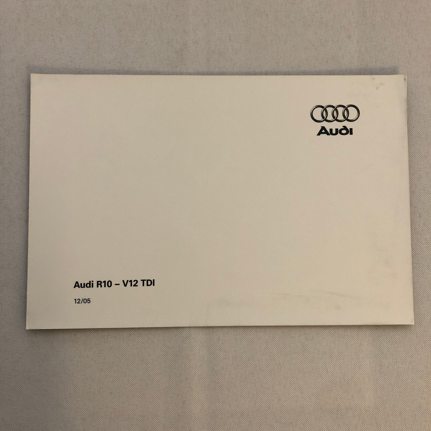 Audi R10 V12 TDI Racing Car Engine Factory Press Photo Photograph Print