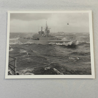 Military Ship Photo Photograph Boat Modern Print  Unidentified