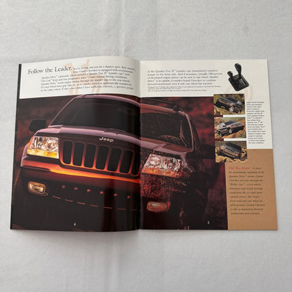 2000 Jeep Grand Cherokee SUV Car Sales Brochure Catalog Advertising Canadian