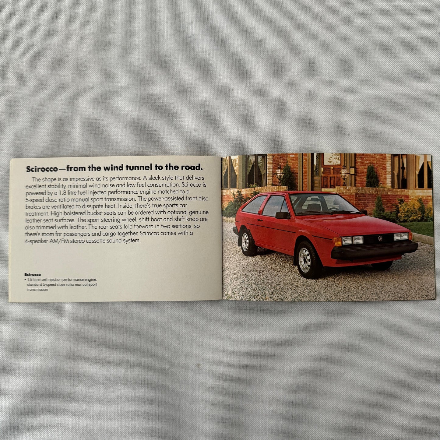 Volkswagen VW Car Sales Brochure Catalog Rabbit GTI Scirocco Vanagon Camper +