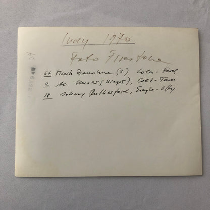 Indy Indianapolis Racing Photo Photograph 1970 Mark Donohue Al Unser Rutherford