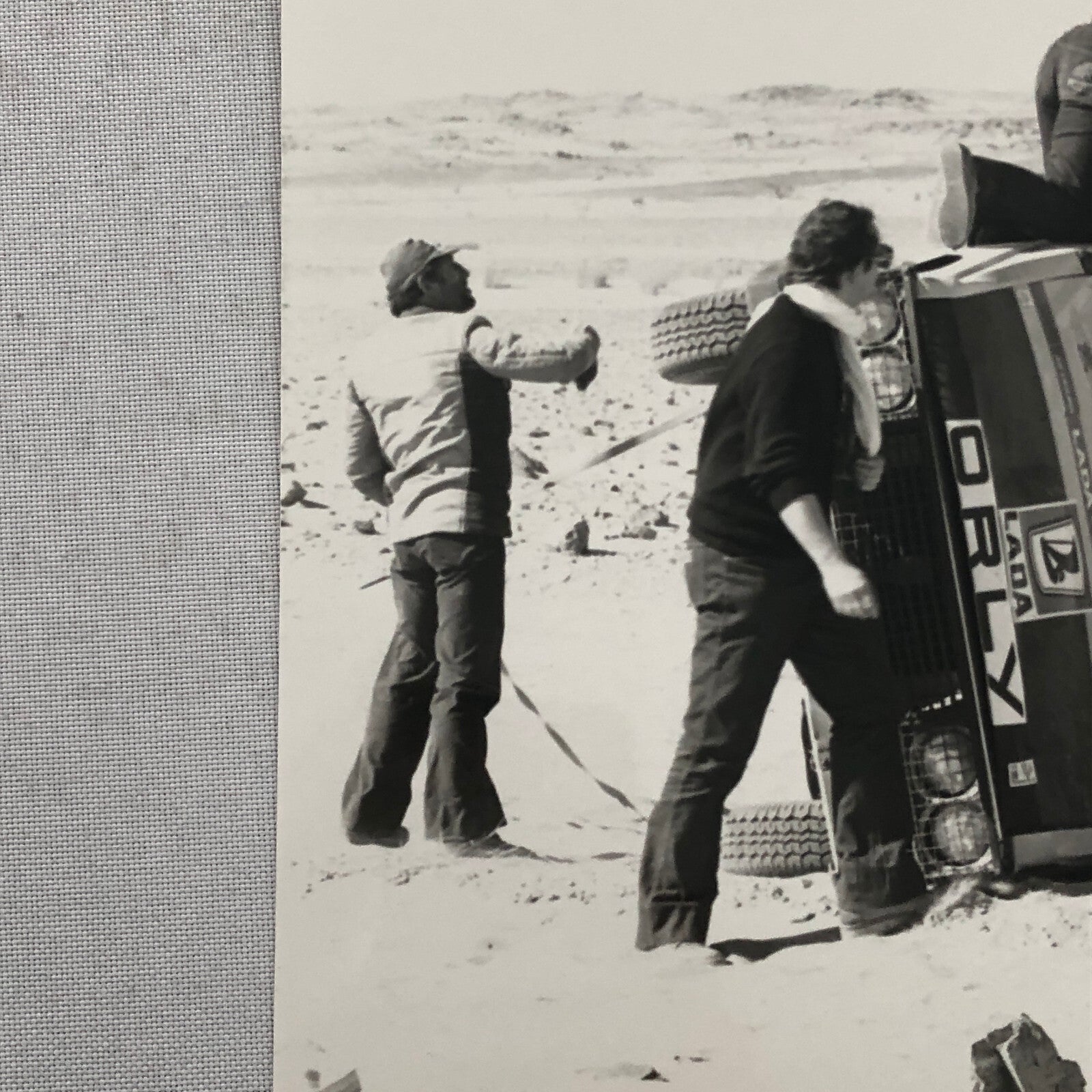 1980 Transafrica Rally Rallye Photo Photograph DPPI Truck Crash Wreck Africa