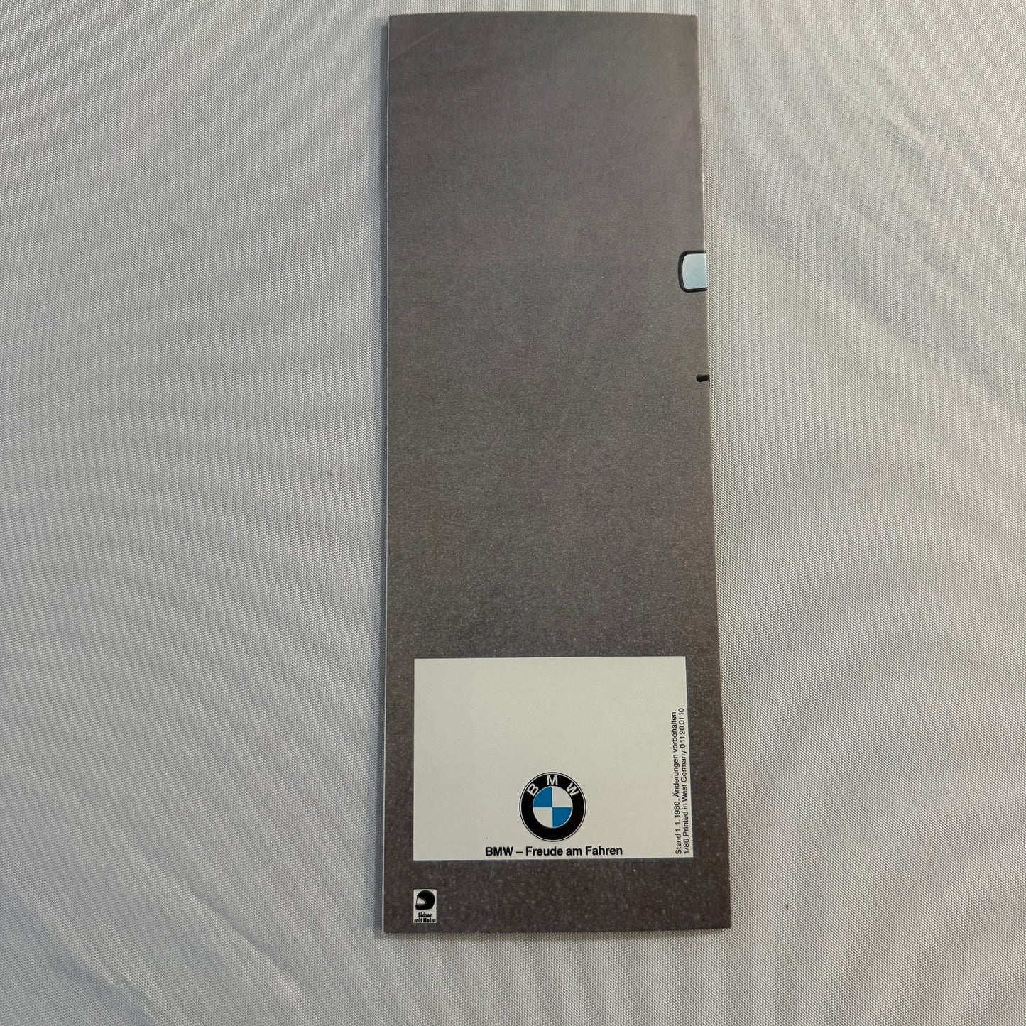 1980 BMW Motorcycle Price and Options Brochure Catalog R65 R100 R80 R45 GERMAN