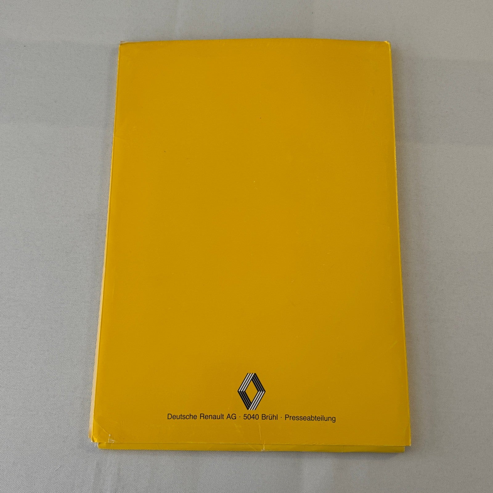 1980 Renault 5 Safety Testing Car Press Kit Brochure Photos Vintage GERMAN Text