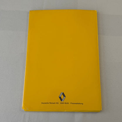 1980 Renault 5 Safety Testing Car Press Kit Brochure Photos Vintage GERMAN Text