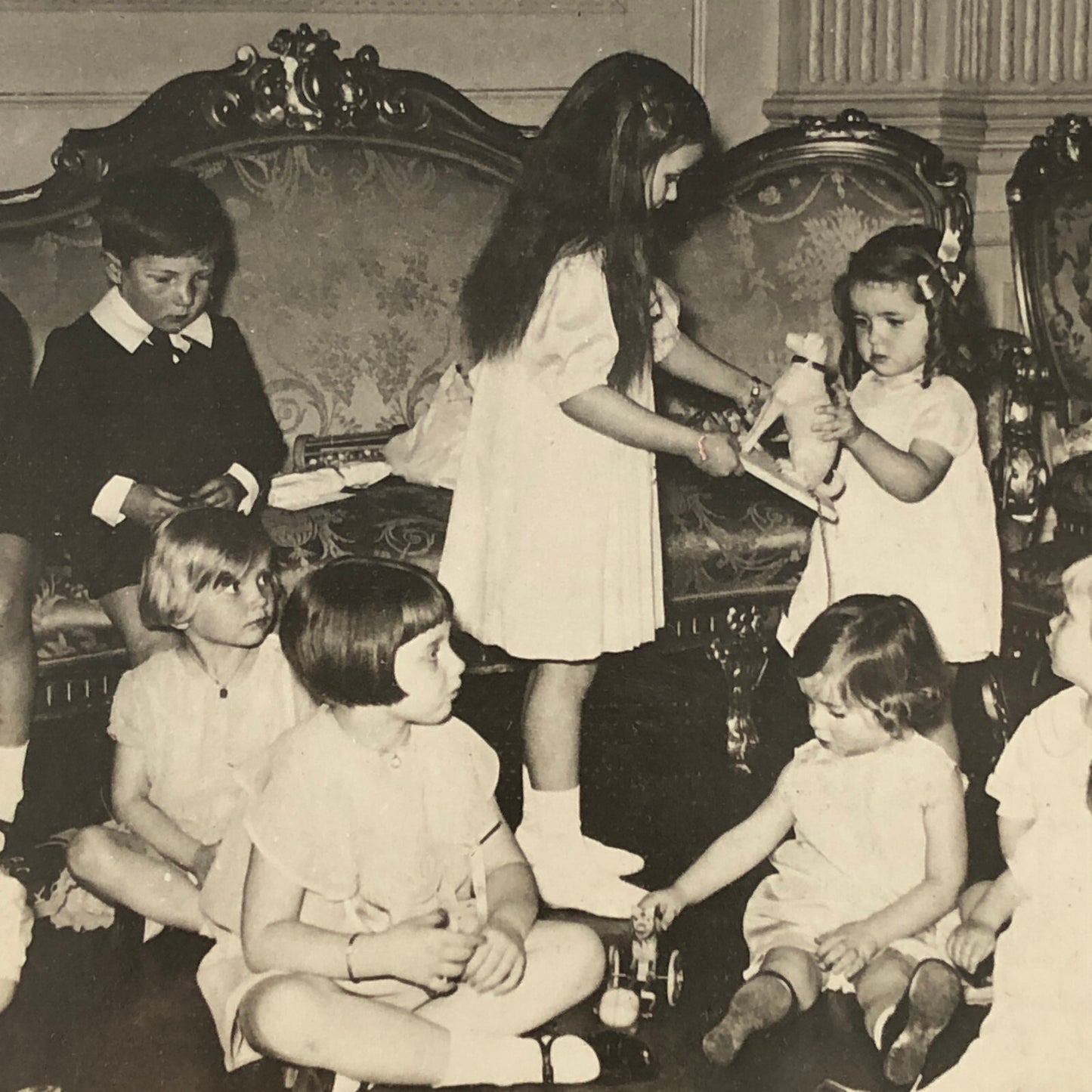 Press Photo Photograph President Franklin Roosevelt Grand Daughter Birthday 1933