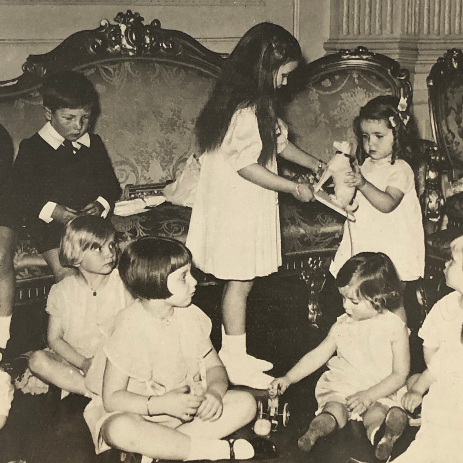 Press Photo Photograph President Franklin Roosevelt Grand Daughter Birthday 1933