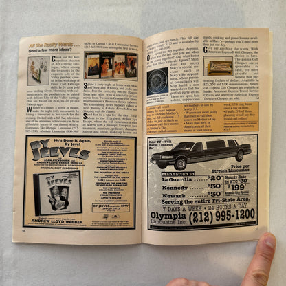 William H Macy Signed Playbill The Joy of Going Somewhere Definite 1997 Auto