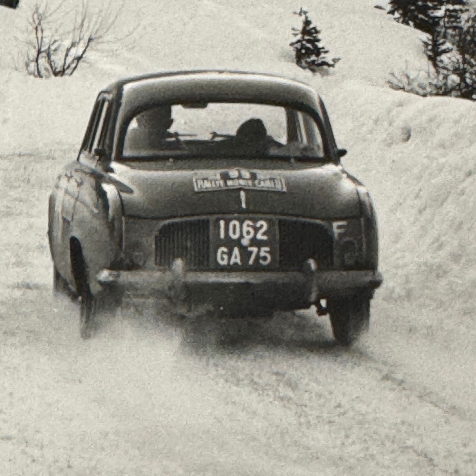 Rallye Monte Carlo Rally Renault Dauphine Racing Car Photo Photograph Print