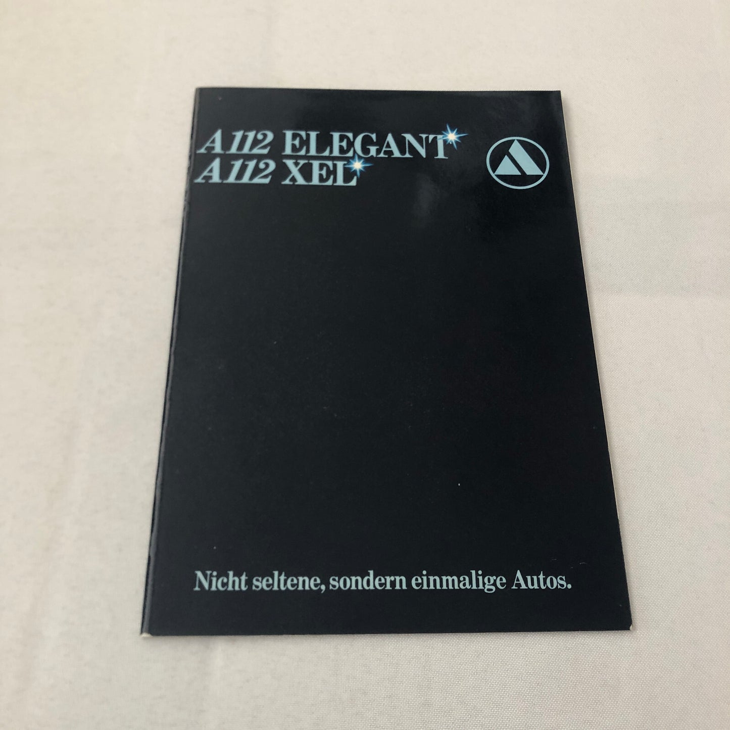 Autobianchi A112 Elegant Abarth Junior XEL Car Sales Brochure Catalog GERMAN