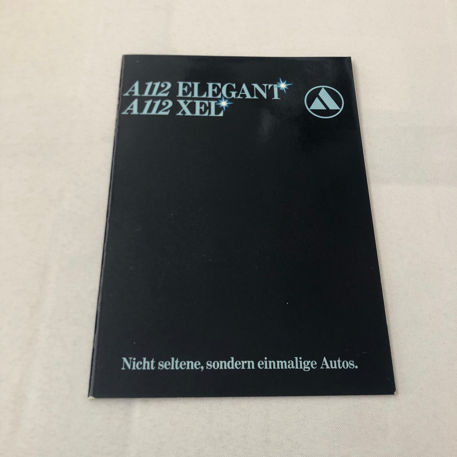 Autobianchi A112 Elegant Abarth Junior XEL Car Sales Brochure Catalog GERMAN