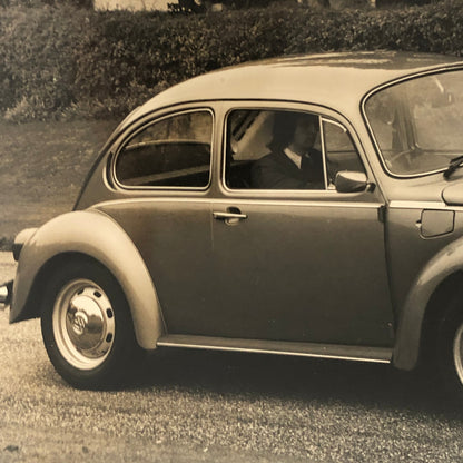 Vintage Volkswagen VW Beetle Factory Press Photo Photograph Print