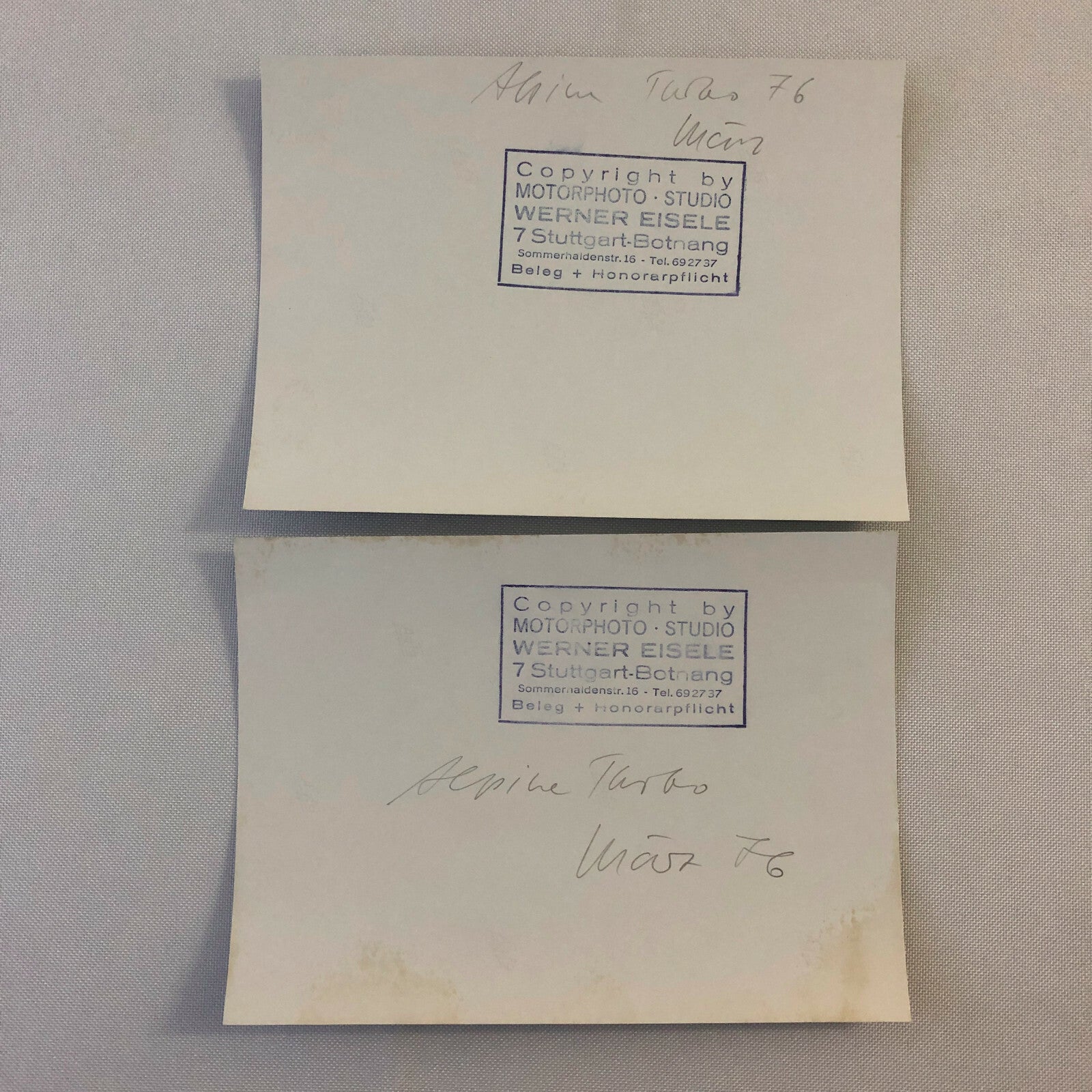 Vintage Racing Photo Photograph 1976 300KM Nurburgring Renault Alpine A442 Turbo