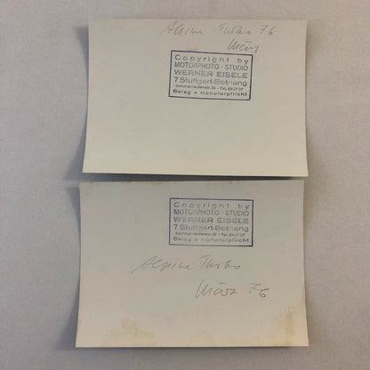 Vintage Racing Photo Photograph 1976 300KM Nurburgring Renault Alpine A442 Turbo