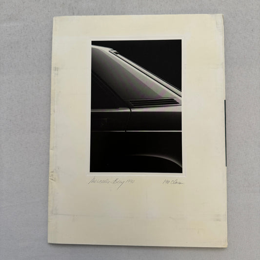 1990 Mercedes Benz 190 Class Car Sales Brochure Catalog Advertising Vintage