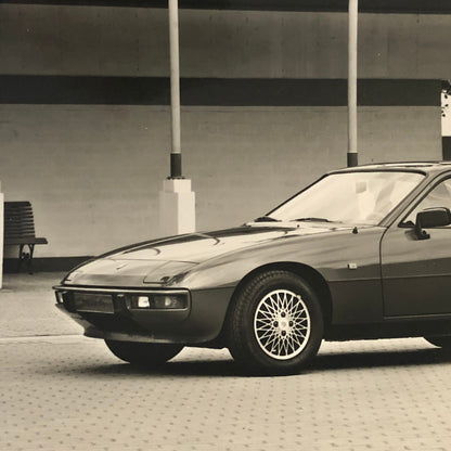 Vintage Porsche 924 Car Photo Photograph Print German