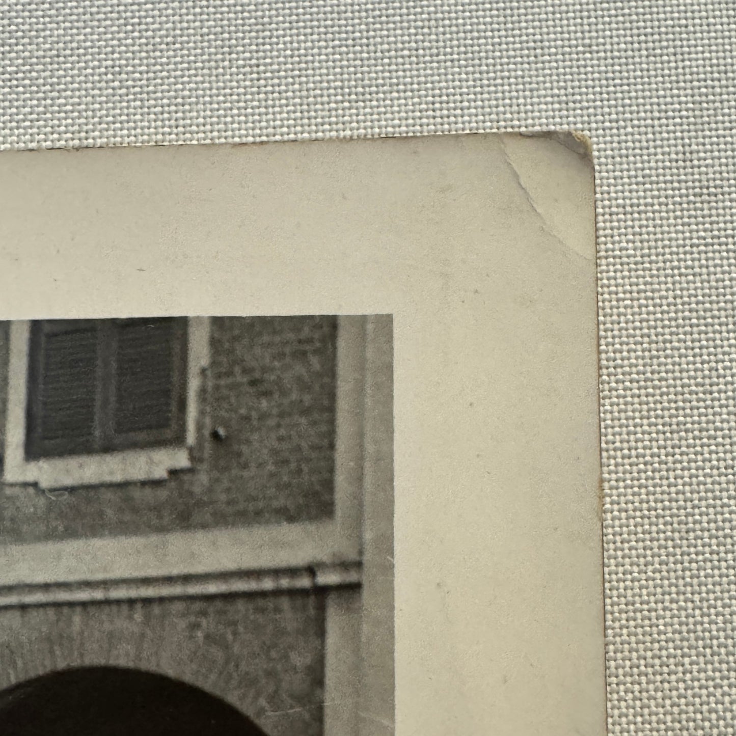 Vintage Wedding Photo Photograph Print European Automobile Car Couple Man Woman