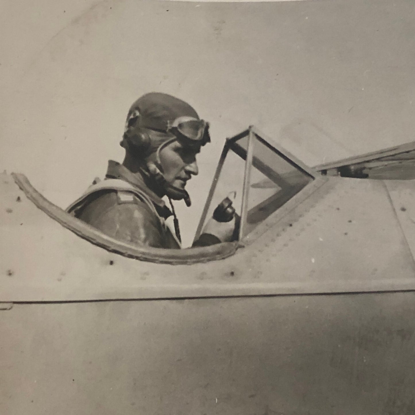 Press Photo Photograph Army Pilots Learn Blind Flying via Instrument Underwood