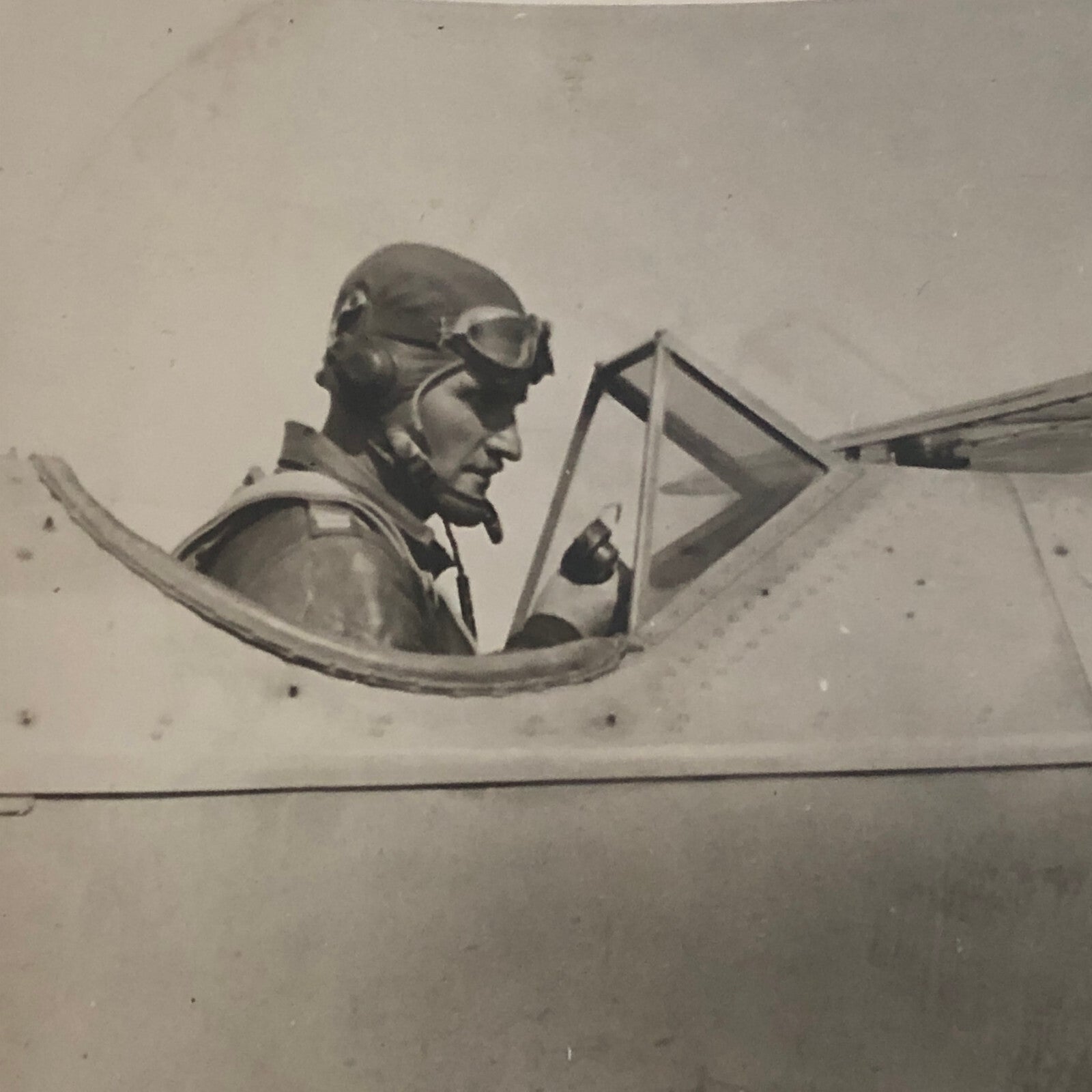 Press Photo Photograph Army Pilots Learn Blind Flying via Instrument Underwood