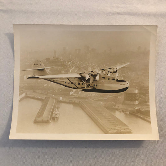Pan American Airways PanAm Aircraft Plane Airplane Photo Photograph Vintage