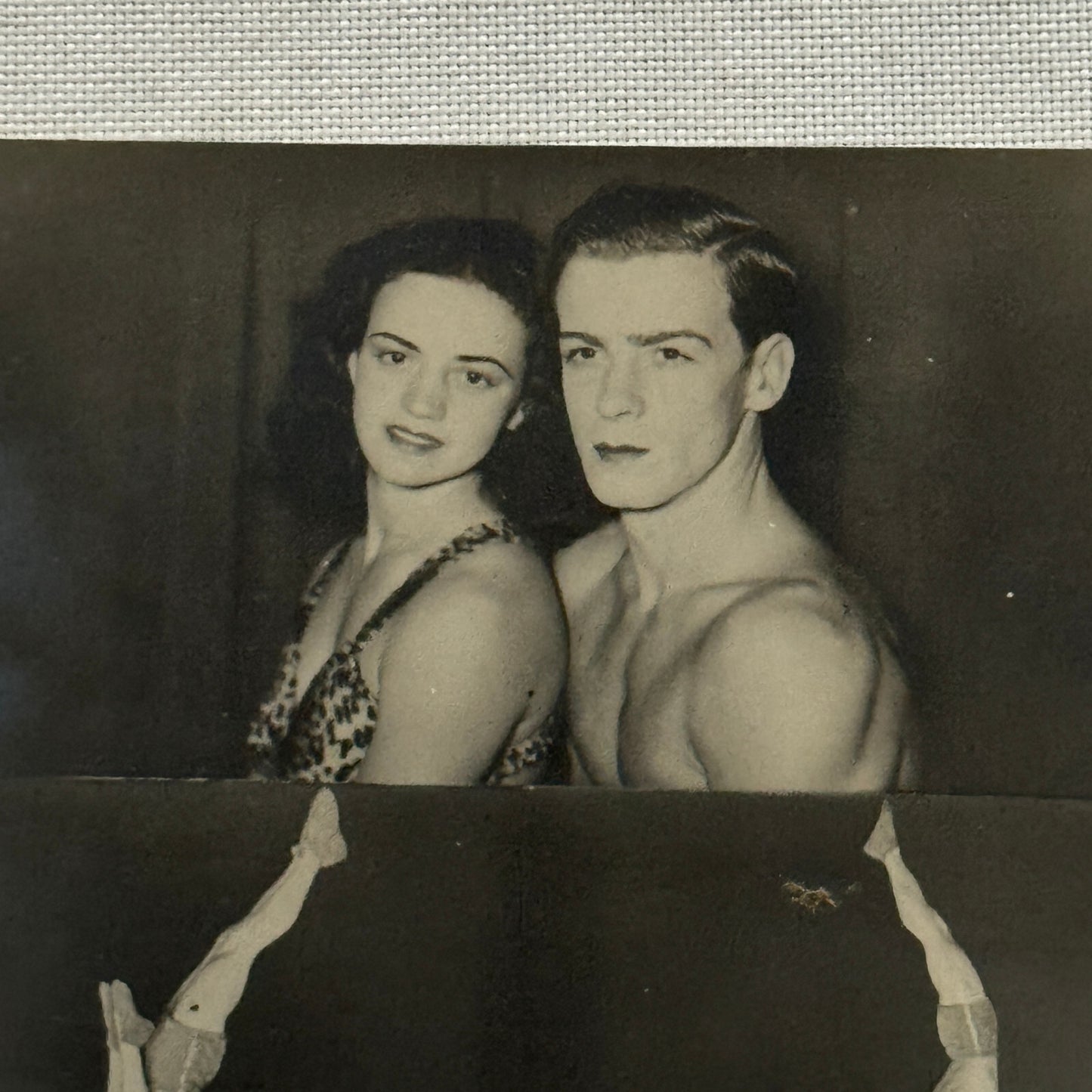 Vintage Circus Acrobat Balancing Act Acrobat Postcard Post Card