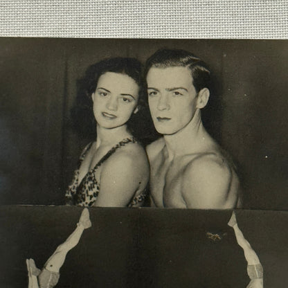 Vintage Circus Acrobat Balancing Act Acrobat Postcard Post Card