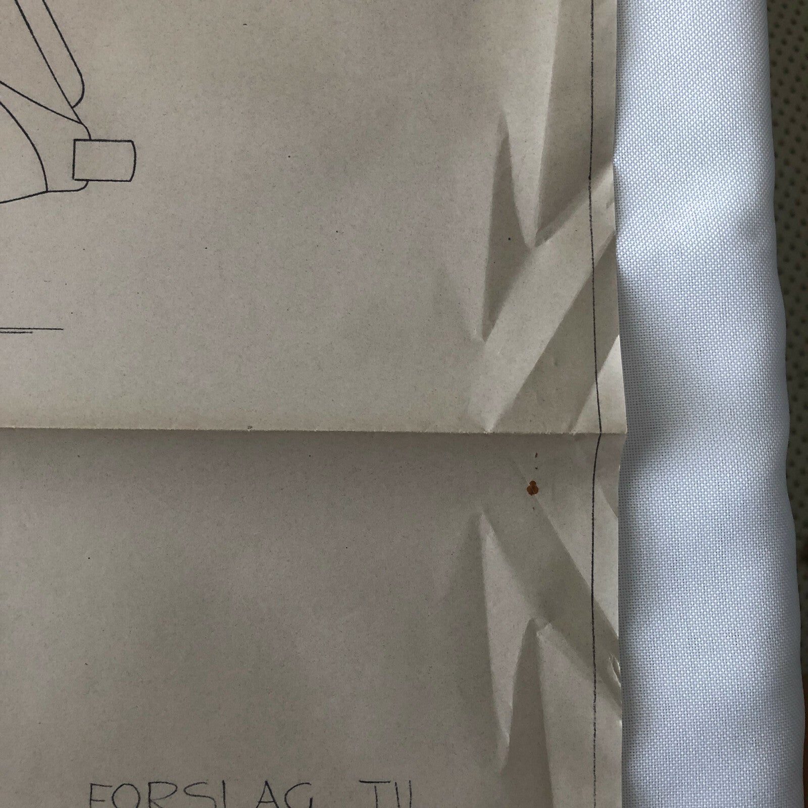 1937 Coachbuilder Car Design Blueprint Rendering Blue Print 6 Door Limousine 