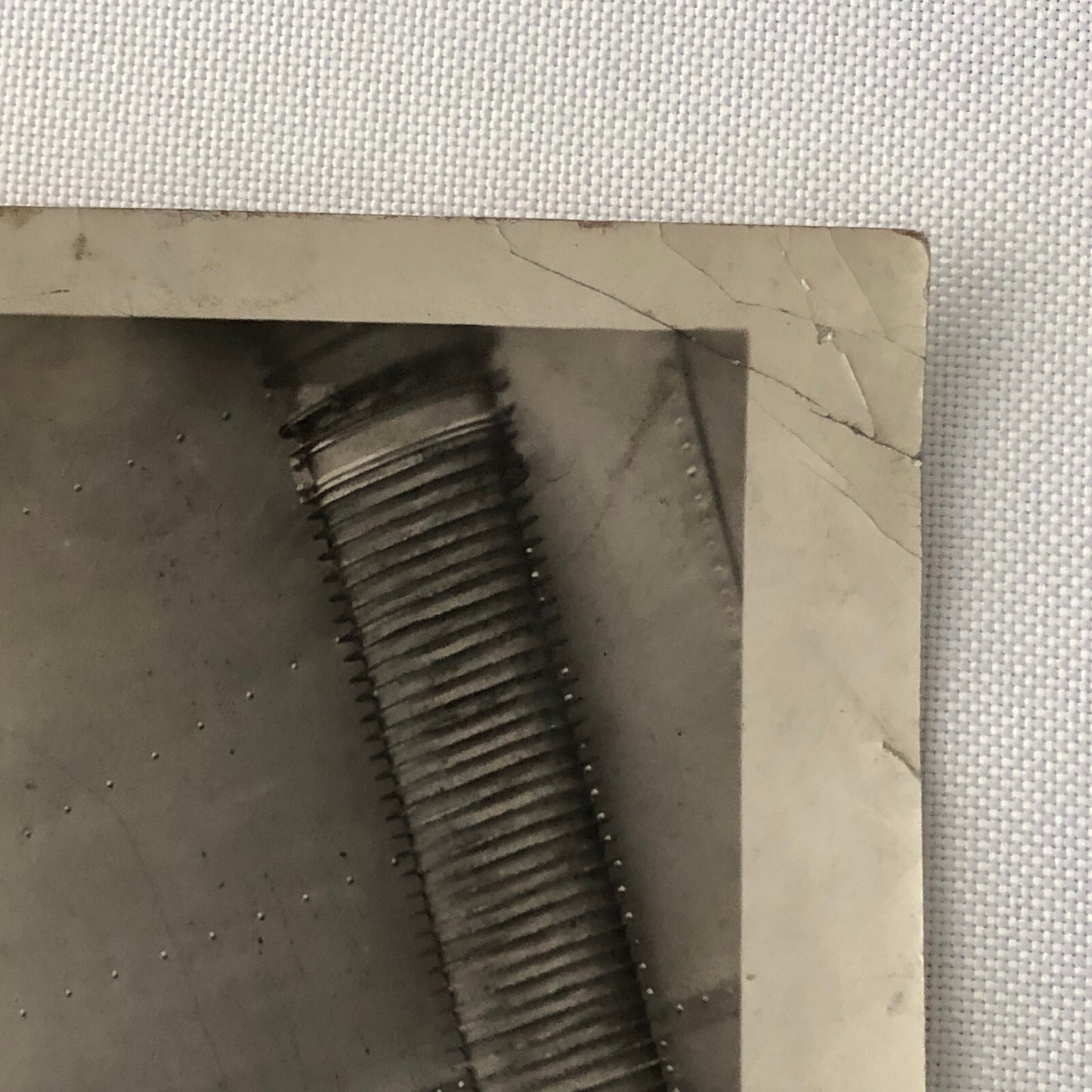 Photo Photograph Early Avaitor in Plane Refilling Antifreeze Aircraft