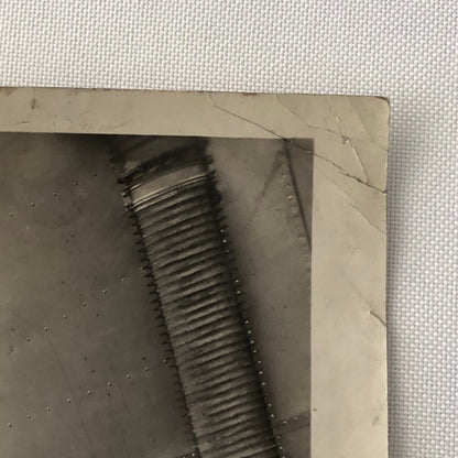Photo Photograph Early Avaitor in Plane Refilling Antifreeze Aircraft