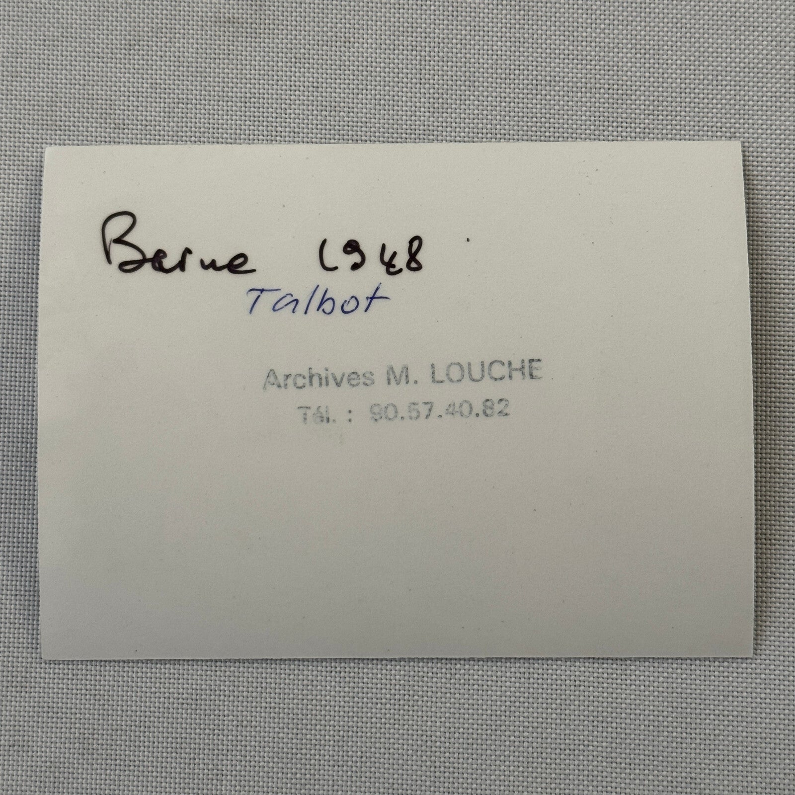 Vintage Talbot Racing Car Photo Photograph 1948 Modern Print