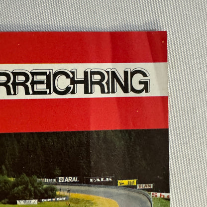 Vintage Osterreichring Austrian Grand Prix Race Track Program Formula 1 Racing