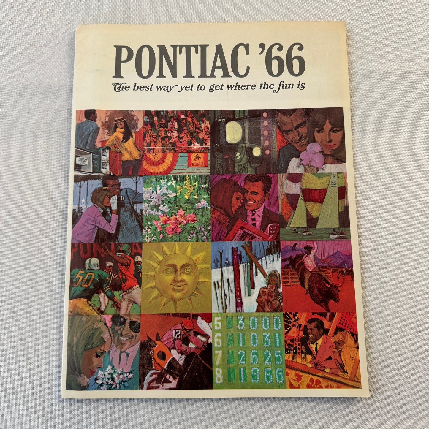 1966 Pontiac Sales Brochure Catalog Grand Parisienne Laurentian Strato Chief