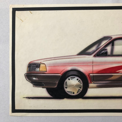 Volkswagen VW Concept Car Illustration Design Drawing Sketch Art Jetta ?