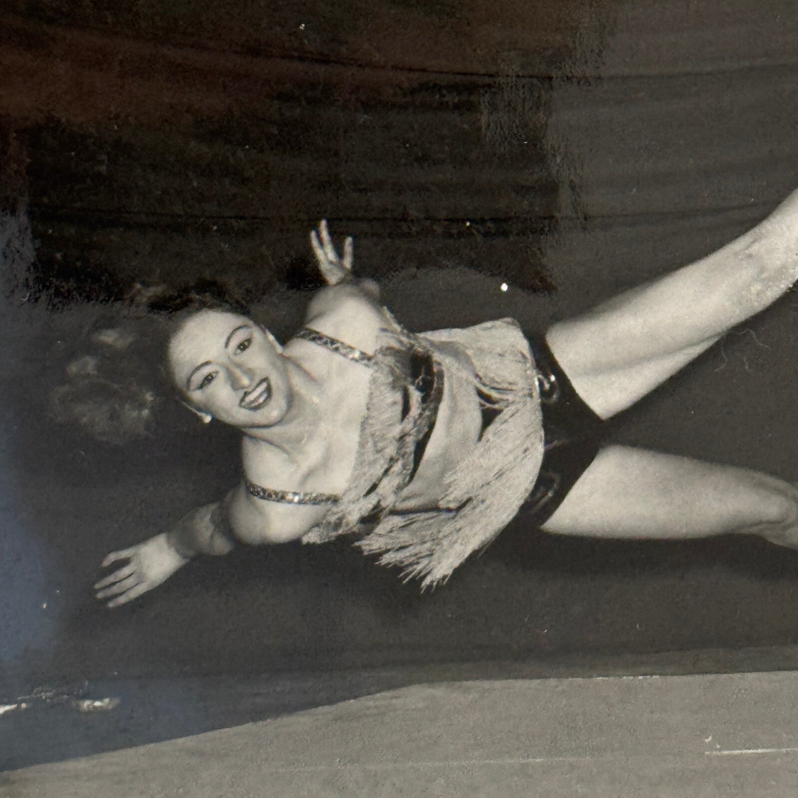 Circus Rollerskating Roller Skate Circus Act Photo Photograph Vintage Cartelly
