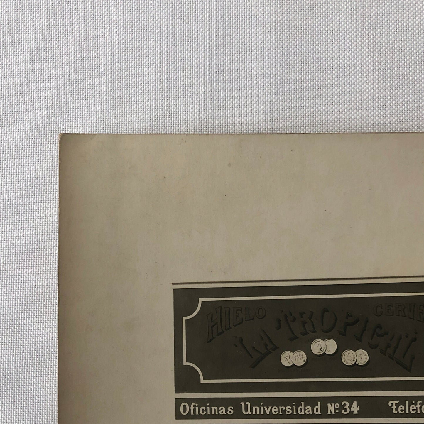 Antique Delahaye Truck Van Photo Photograph Company Embossed Cerveza Beer