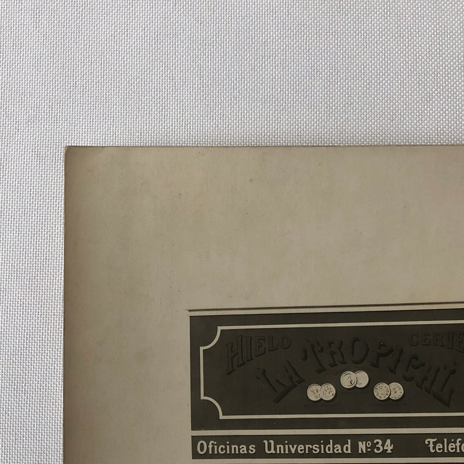 Antique Delahaye Truck Van Photo Photograph Company Embossed Cerveza Beer