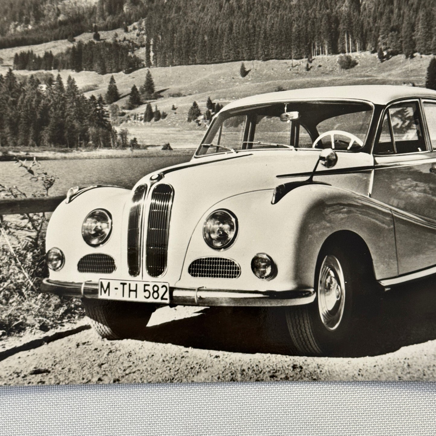 BMW 2600 L and 3200 S Car Factory Press Photo Photograph Werkfoto Vintage