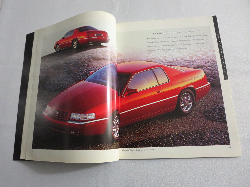 1995 Cadillac Sales Brochure Catalog Eldorado Seville STS Fleetwood +