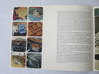 Vintage Jaguar 4.2 Sedan Sales Brochure Catalog