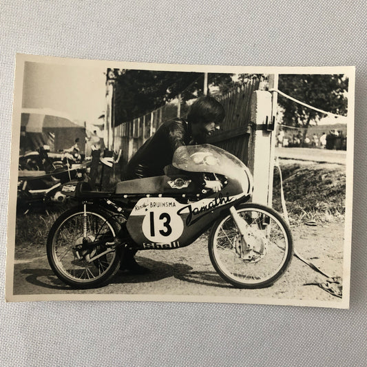 Vintage Motorcycle Racing Photo photograph Rider Aalt Toersen 1971