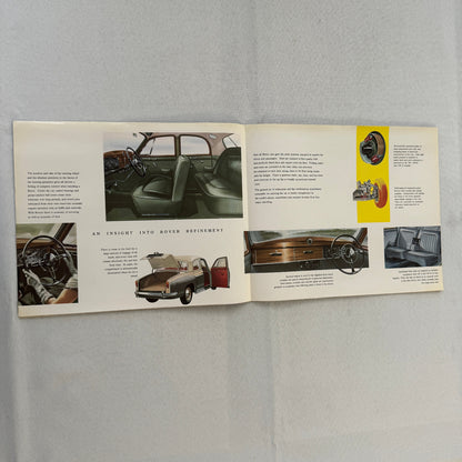 Rover Car Sales Brochure Catalog Vintage Sixty Seventy Five Ninety 105S 105R