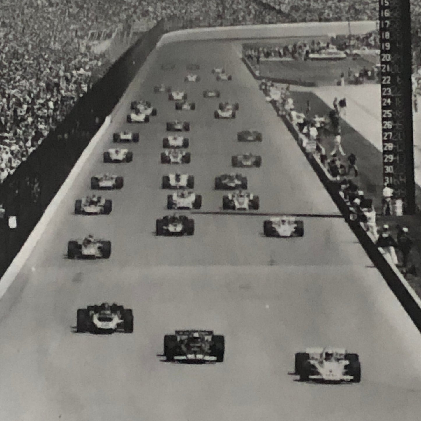 Vintage Indy Indianapolis 500 Racing Car Photo Photograph Print